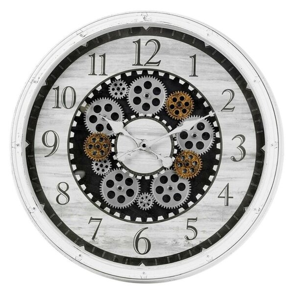 Ceas de perete, movement, 48 cm, alb