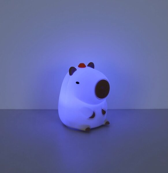 Globo 2874-LED RGBW Lampă de veghe pentru copii, reîncărcabilă și reglabilă CAPYBARA LED/1,5W/5V 1200 mAh kapybara