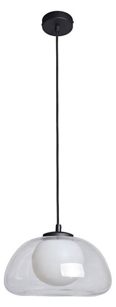 ITALUX PND-54637-1-BK-CL - Lustră pe cablu AINALE 1xG9/7W/230V negru/transparent