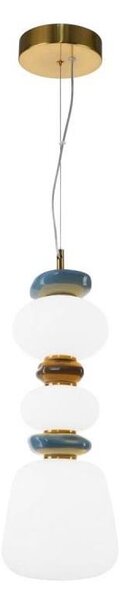 ITALUX PND-94981V-3B-GD - Pendul LED EVANS, suspendat pe cablu, 15W, 230V, 3000K, auriu