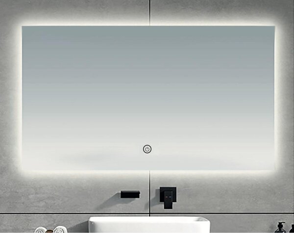 Brilagi - Oglindă LED pentru baie LUCE LED/30W/230V 60x90 cm IP44 CRI 90, cu dimmer + CCT