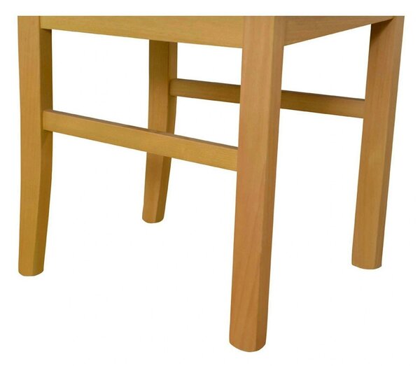 Scaun FILO, stejar auriu/gri, stofa clasica/lemn, 43x50x94 cm