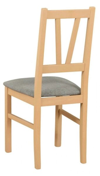 Scaun FILO, stejar sonoma/gri, stofa clasica/lemn, 43x50x94 cm