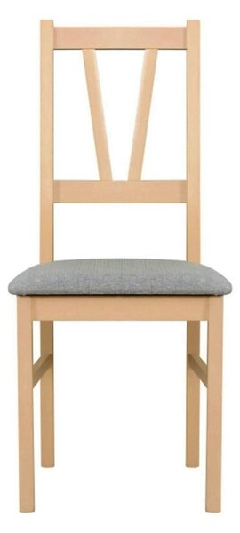 Scaun FILO, stejar sonoma/gri, stofa clasica/lemn, 43x50x94 cm