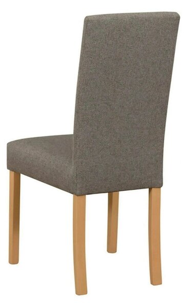 Scaun CAMPEL, gri/stejar sonoma, stofa clasica/lemn, 46x55x96 cm