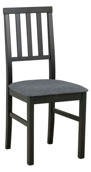 Scaun AREN, gri grafit/negru, stofa clasica/lemn, 43x50x92 cm