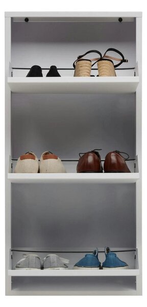 Pantofar FLY, alb, metal, 50x15x104 cm