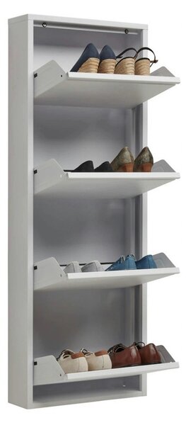 Pantofar FLY, alb, metal, 50x15x137 cm
