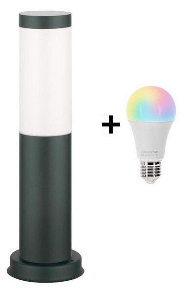 Lampă LED RGBW de exterior Brilagi, 1x E27, 9W, 230V, 40 cm, IP44, antracit