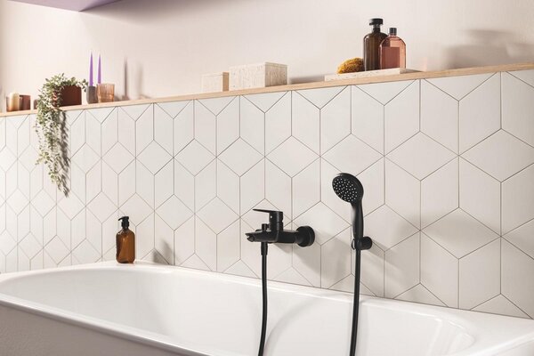 Grohe Start baterie cadă-duș perete negru 322782432