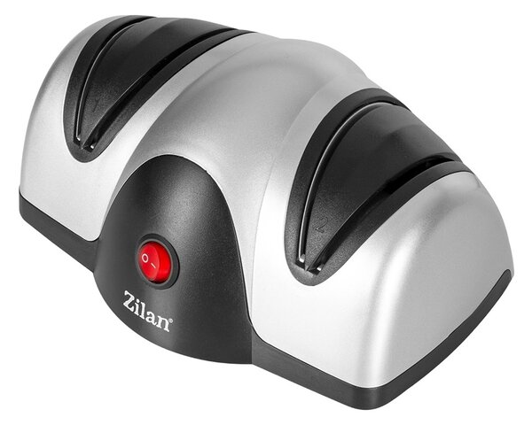 Ascutitor de cutite electric Zilan ZLN2168 Gri, cu doua nivele de ascutire, 40W, usor de curatat