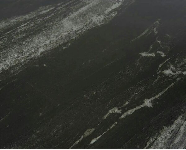 Masa extensibila VIGO, negru cu efect de marmura, ceramica/metal, 120/