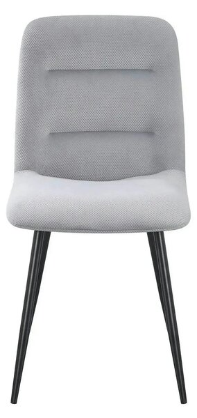 Scaun BOS, gri/negru, stofa/metal, 61x51x84 cm