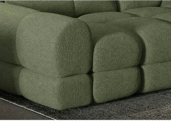 Coltar extensibil confortabil TOLLO MINI, sezlong dreapta, stofa catif