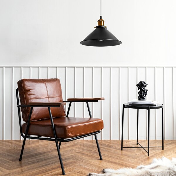 LAMPA DE TAVAN SUSPENDABILA PORTO BLACK