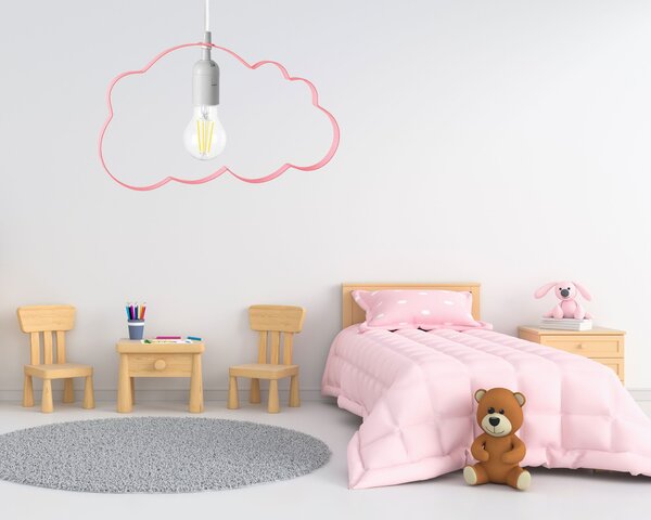 LAMPA SUSPENDABILA norisori roz deschis