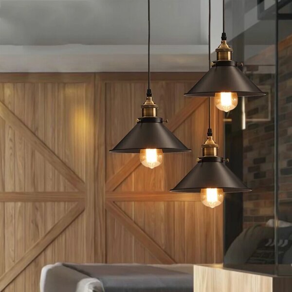 LAMPA DE TAVAN SUSPENDABILA PORTO BLACK