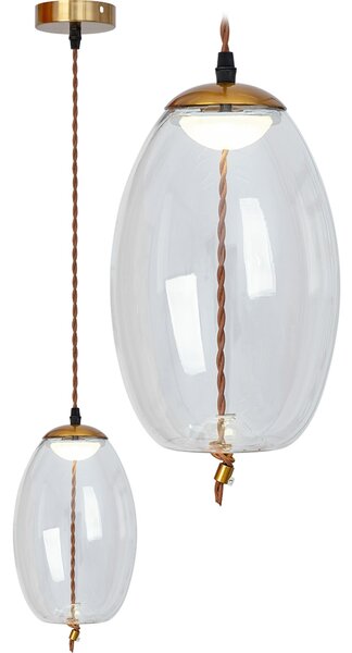 Lampă LED din sticlă suspendată APP442-CP