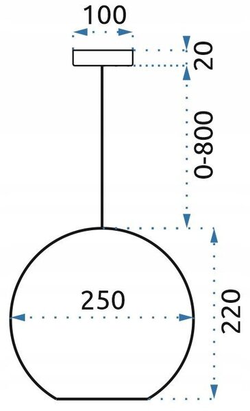 Lampa COMO 25