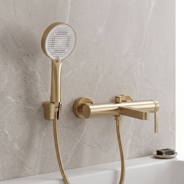 Baterie pentru cadă REA Grace Brush Gold