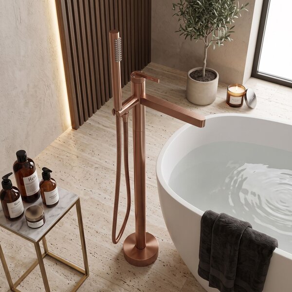 Baterie de podea Rea Grace Brush Copper
