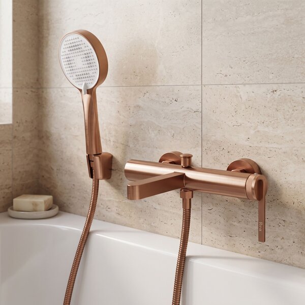 Baterie pentru cadă REA Grace Brush Copper