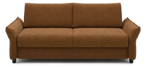 Canapea extensibila CANTO 160, stofa maro - Rosario 472, 218x106x82 cm