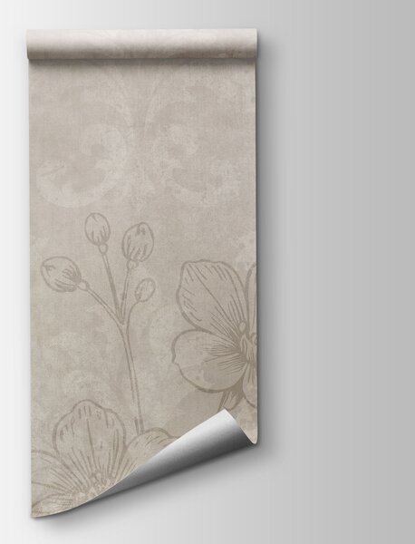 Fototapet Modele florale elegante în nuanțe delicate, Fototapet flori, Fototapet populare, t00912 - Tapeko.ro