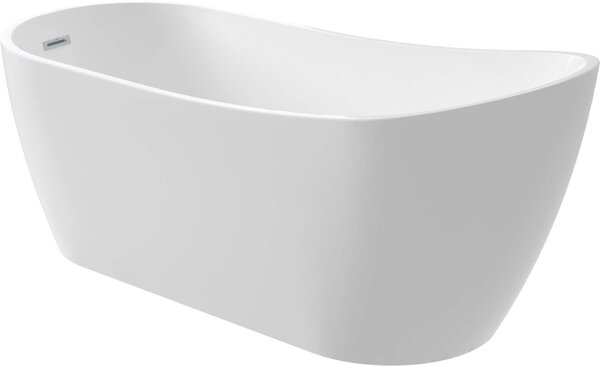 Deante Cada din acril, de sine statatoare, asimetrica - 160 cm