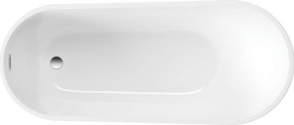 Deante Cada din acril, de sine statatoare, asimetrica - 160 cm