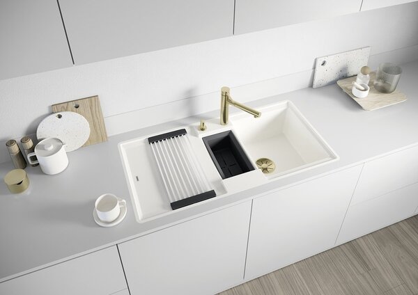 Blanco Adira 6 S, chiuveta silgranit 1000x500x200 mm, 1,5 camere, tartufo, BLA-527607