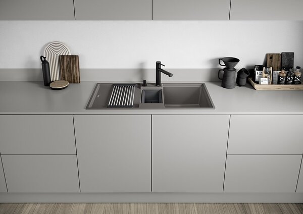 Blanco Adira 6 S, chiuveta silgranit 1000x500x200 mm, 1,5 camere, tartufo, BLA-527607