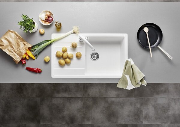 Blanco Legra 6 XL S, chiuvetă silgranit 860x500 mm, 1 cameră, negru, 526087