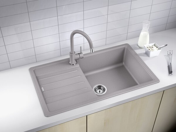 Blanco Legra 6 XL S, chiuvetă silgranit 860x500 mm, 1 cameră, negru, 526087