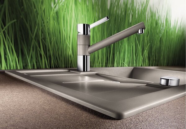 Blanco Metra 45 S Compact, chiuveta silgranit 680x500x190 mm, 1 camera, maro deschis, BLA-519569