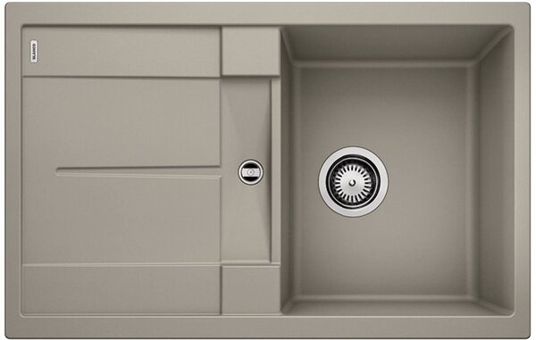 Blanco Metra 45 S, chiuveta silgranit 780x500x190 mm, 1 camera, maro deschis, BLA-517346