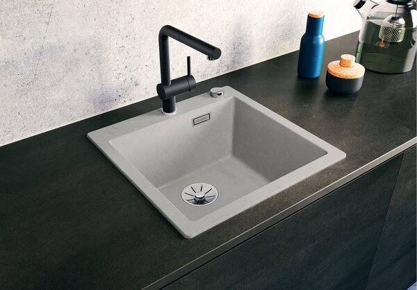 Blanco Pleon 5, chiuveta silgranit 515x510x220 mm, 1 camera, roca gri, BLA-521669