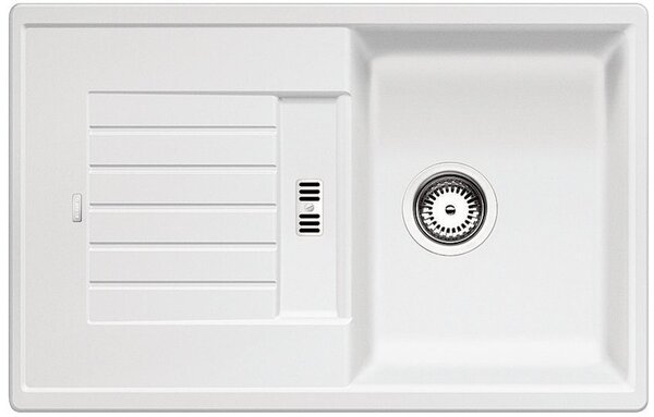 Blanco Zia 45 S, chiuveta silgranit 780x500x190 mm, 1 camera, alb, BLA-514726