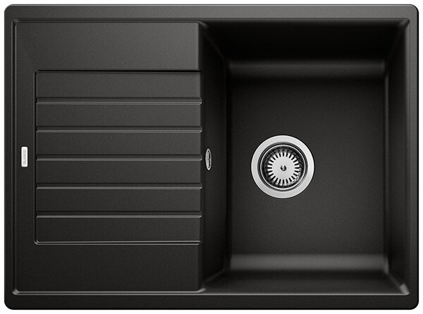 Blanco Zia 45 S Compact, chiuveta silgranit 680x500x190 mm, 1 camera, negru, BLA-526009