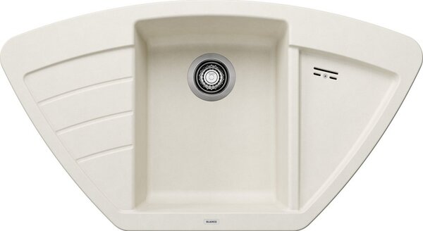 Blanco Zia 9 E, chiuveta silgranit 930x510x180 mm, 1 camera, alb moale, BLA-527212