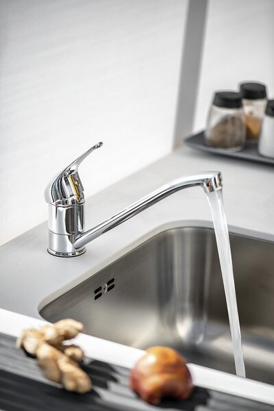 Bruckner Bruckner, robinet de chiuvetă HOFFER cu pulverizator extensibil, crom, 424.070.1