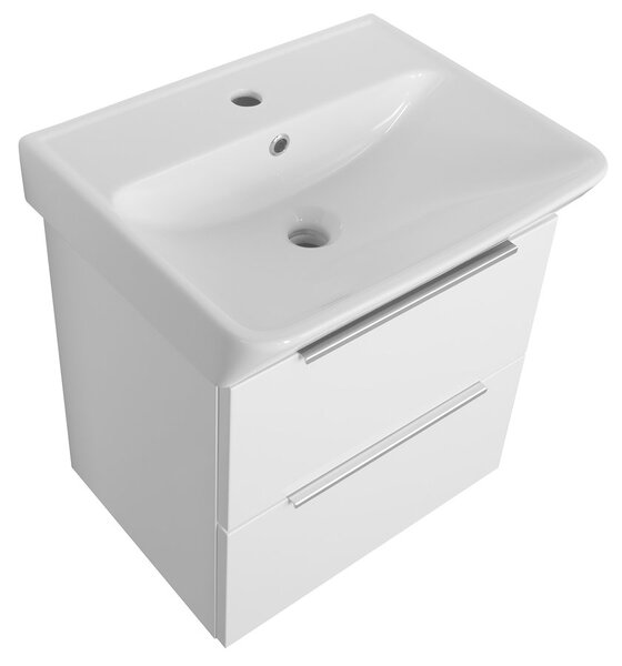 Bruckner Bruckner, dulap NEON cu chiuveta ceramica 50x41,5 cm, alb, 501.114.0