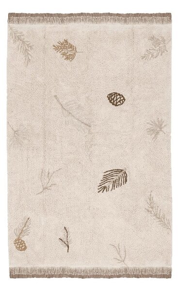 Covor pentru copii crem lavabil/țesut manual din bumbac 170x240 cm Pine Forest – Lorena Canals