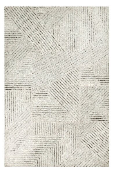 Covor crem lavabil/țesut manual din lână 170x240 cm Almond Valley – Lorena Canals