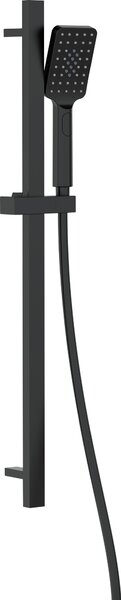 Deante Alpinia, coloana de dus 80cm cu cap manual cu 3 functii si furtun de dus 150cm, negru, DEA-NGA_N52K
