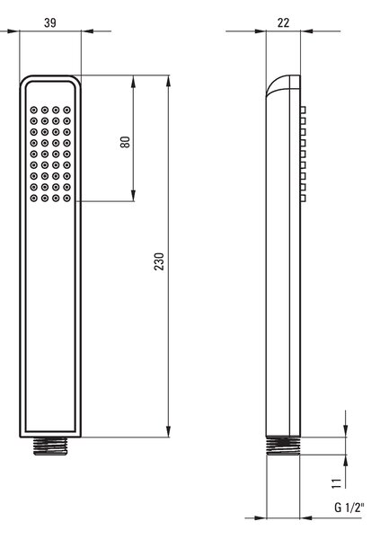 Deante Deante, set de dus termostatic ascuns + BOX, crom, BXYZ0ECT