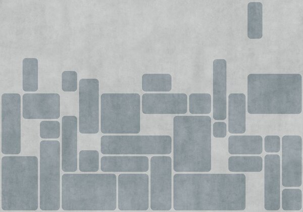 Tapet Model geometric în nuanțe de albastru deschis, Fototapet Geometrie, w05141v2 : Uwalls.ro
