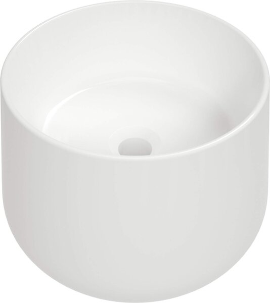 Deante Arnika, chiuveta ceramica 375x375x280mm, alb lucios, DEA-CGN_6U32