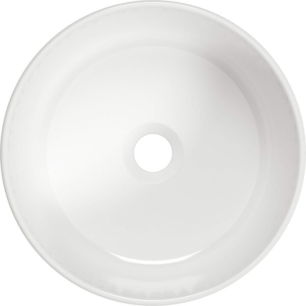Deante Arnika, chiuveta ceramica 375x375x280mm, alb lucios, DEA-CGN_6U32