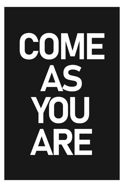 Poster Finlay & Noa - Come as you are black